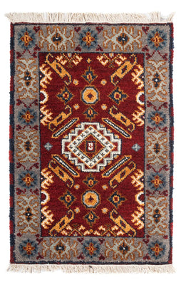 Orientteppich - 91 x 62 cm - rot