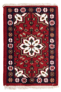 Orientteppich - 90 x 60 cm - rot