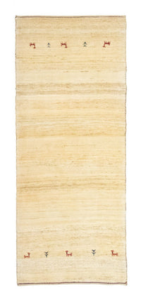 Gabbeh Teppich - Perser 215 x 75 cm - beige