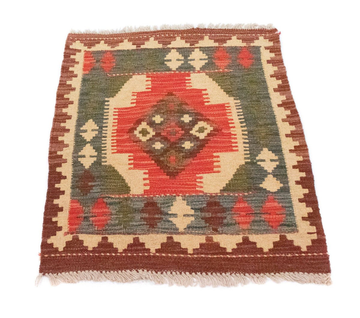 Kelim Teppich - Splash 90 x 60 cm - mehrfarbig