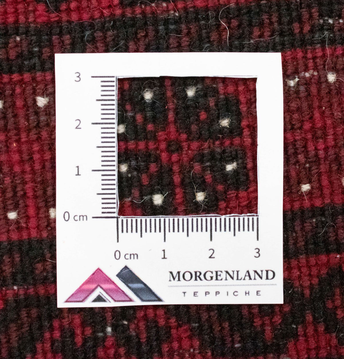 Belutsch Teppich 78 x 63 cm - rot
