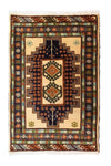 Turkaman Teppich 63x93cm - Orientteppich - Rechteckig / Beige / 63 x 93 cm Rechteckig