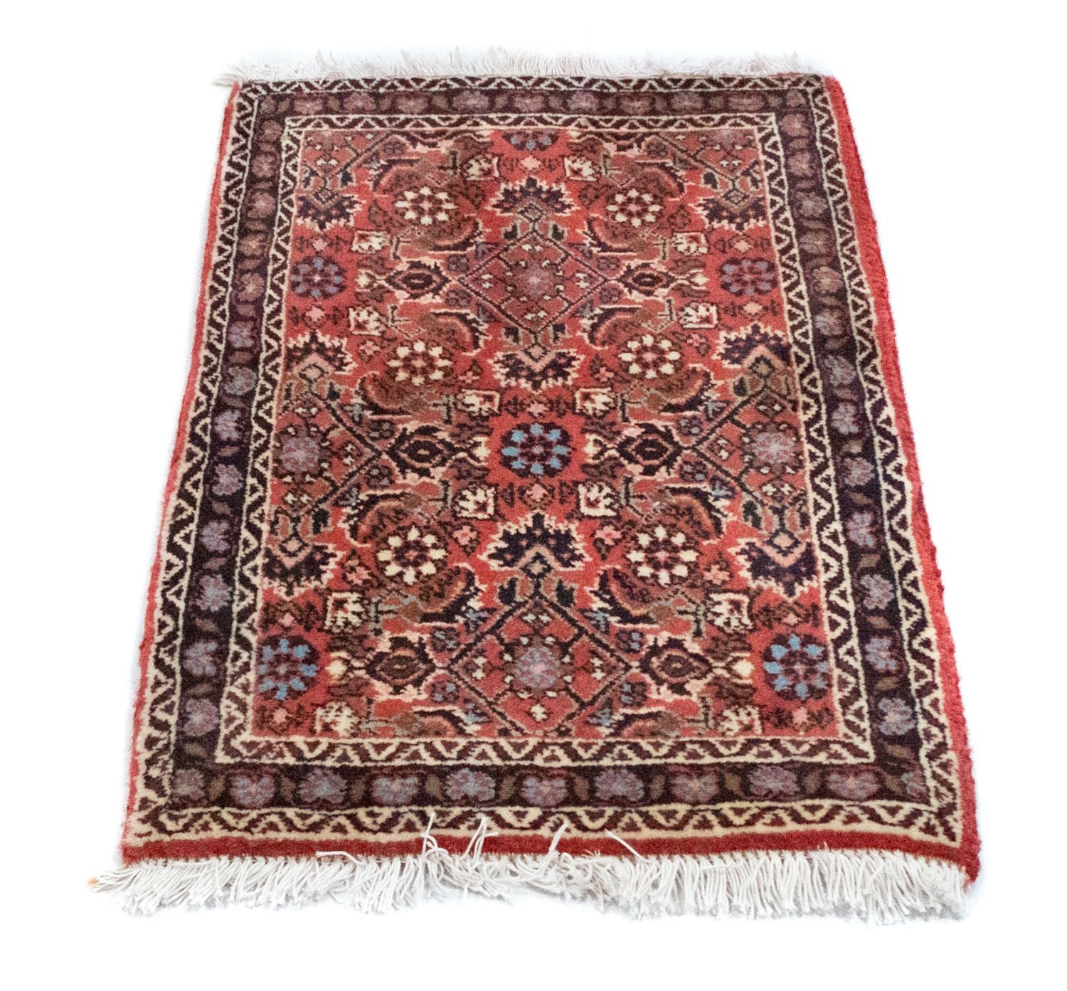 Perserteppich - Bidjar 60 x 40 cm - rot
