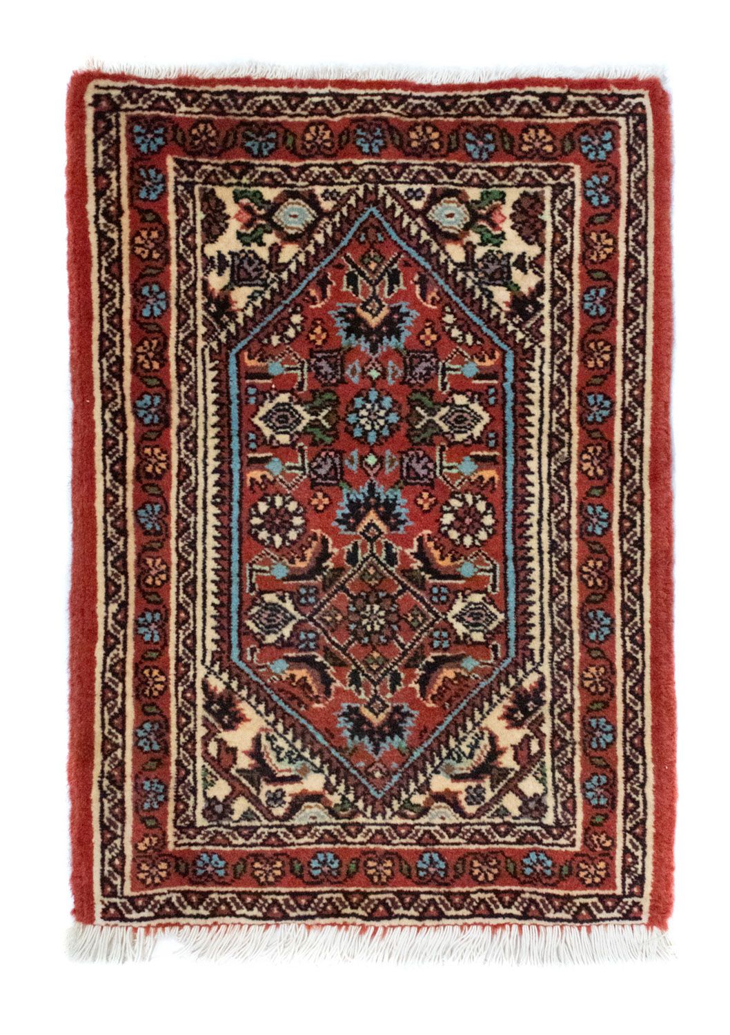 Perserteppich - Bidjar 60 x 40 cm - rot