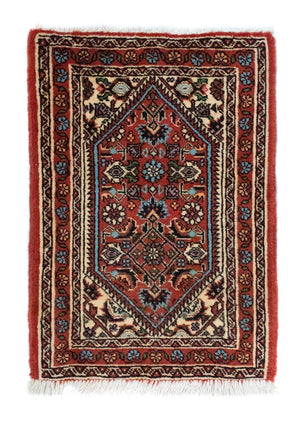 Perserteppich - Bidjar 60 x 40 cm - rot