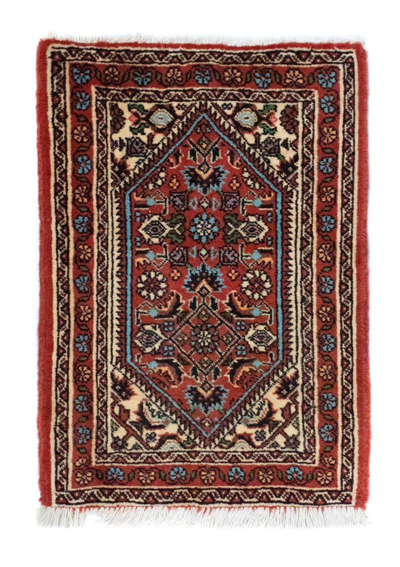 Perserteppich - Bidjar 60 x 40 cm - rot