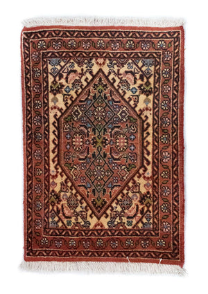 Perserteppich - Bidjar 60 x 40 cm - rot