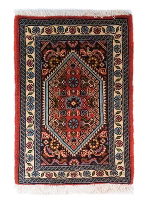 Perserteppich - Bidjar 60 x 40 cm - rot