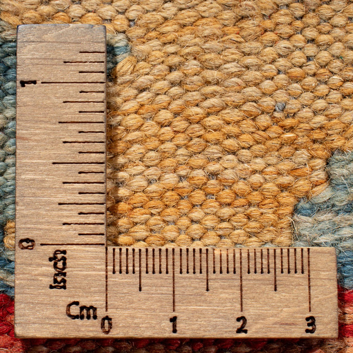 Kelim Teppich - Splash - 114 x 87 cm - mehrfarbig