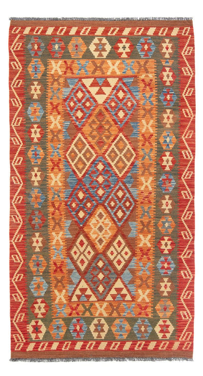Kelim Maimene Teppich 104x206cm - Wollteppich