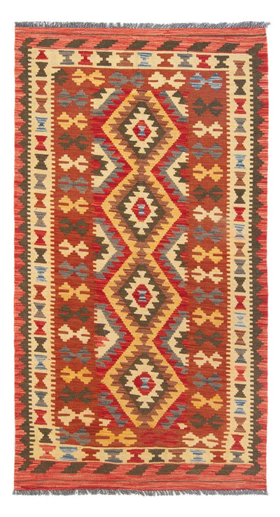 Kelim Maimene Teppich 102x201cm - Wollteppich