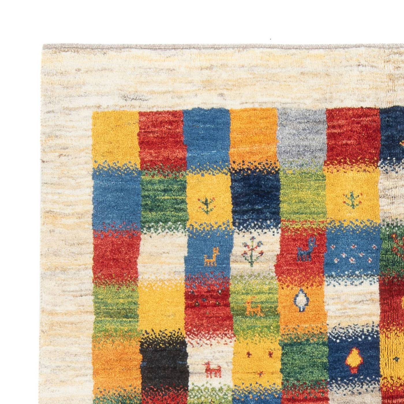 Gabbeh Persisch Teppich 204x153cm - Perserteppich Wollteppich