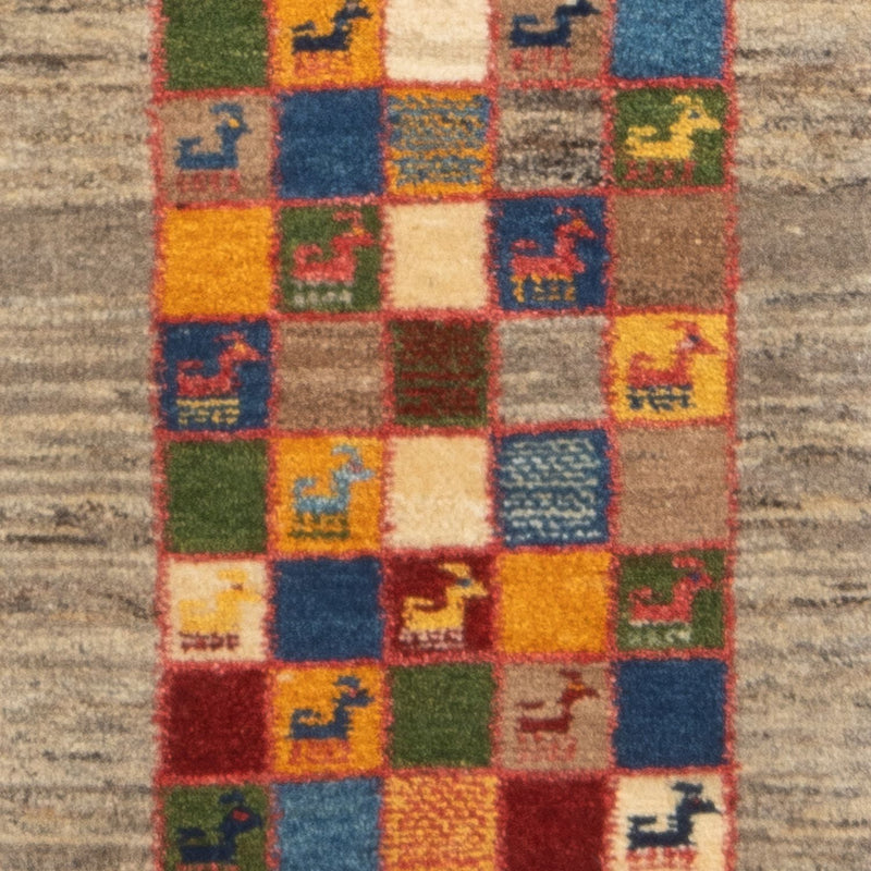 Läufer Gabbeh - Perser - 145 x 46 cm - mehrfarbig