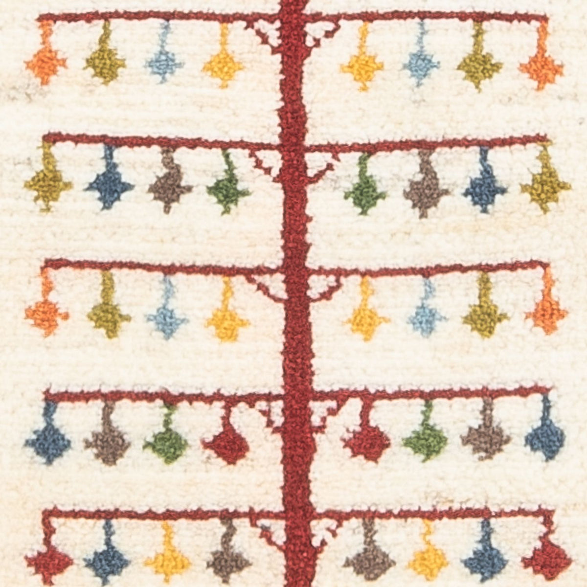 Gabbeh Teppich - Perser - 90 x 63 cm - mehrfarbig