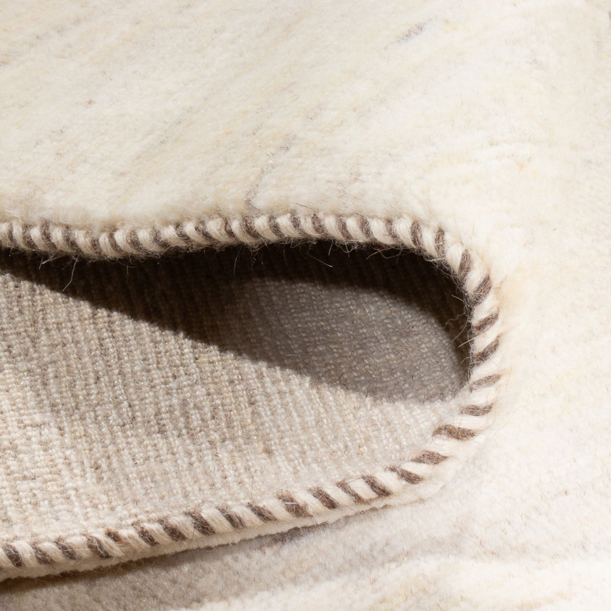 Gabbeh Teppich - Perser - 392 x 298 cm - weiß