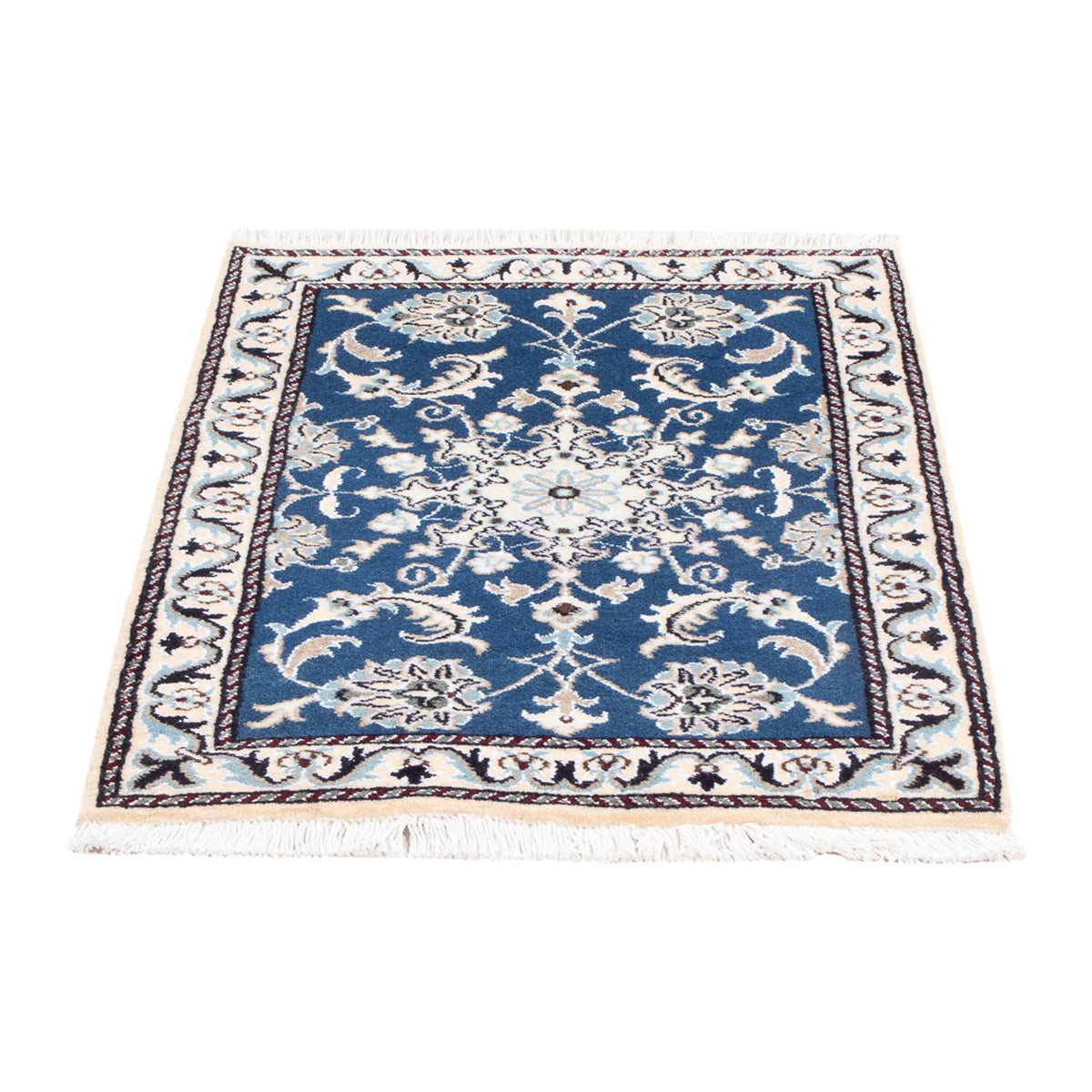 Perserteppich - Nain - 88 x 59 cm - blau