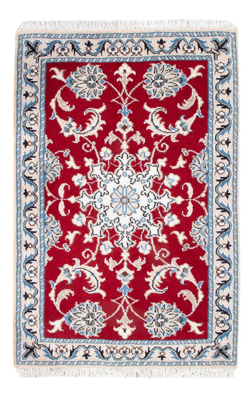Perserteppich - Nain - 94 x 60 cm - rot
