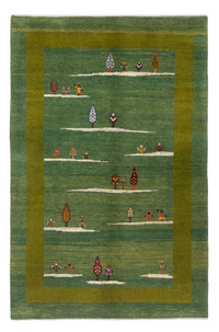 Gabbeh Teppich - Perser - 183 x 120 cm - grün