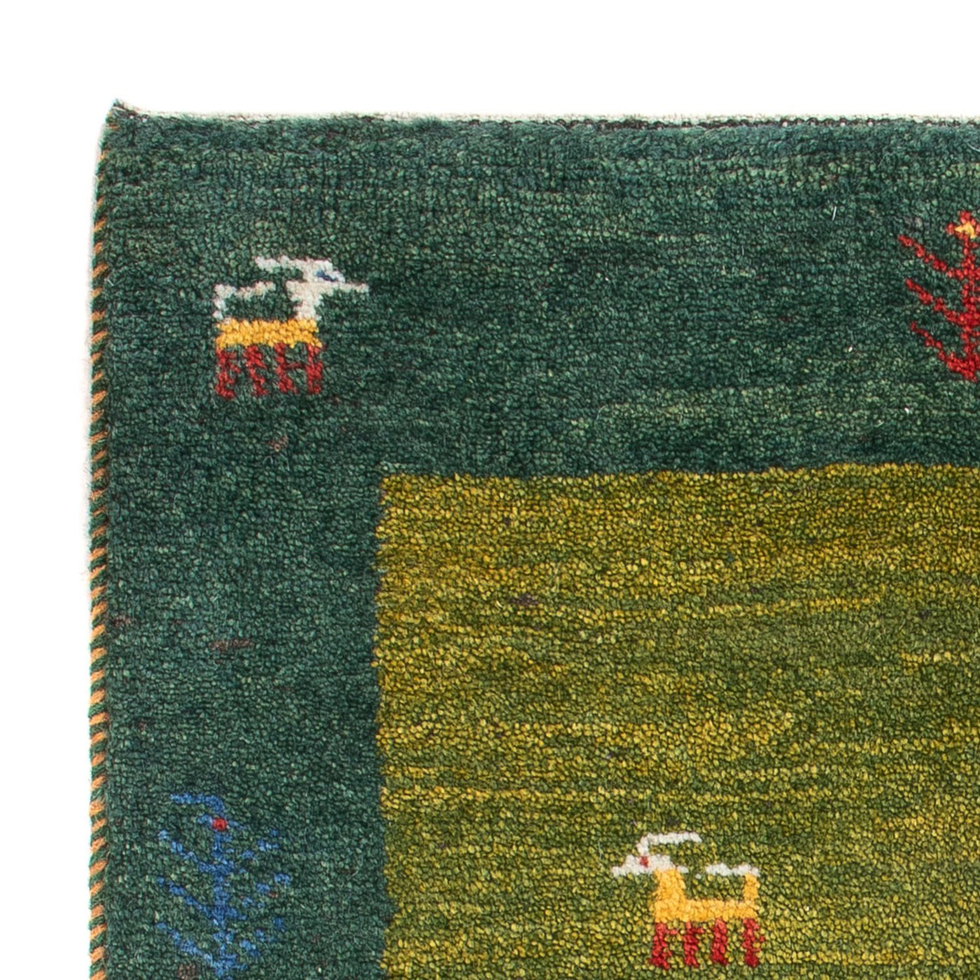 Gabbeh Persisch Teppich 86x58cm - Perserteppich Wollteppich