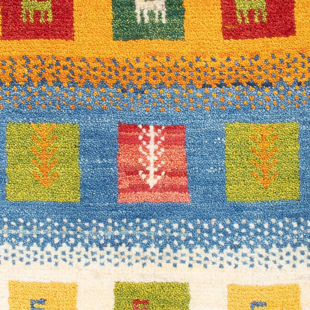 Gabbeh Teppich - Perser - 87 x 61 cm - mehrfarbig