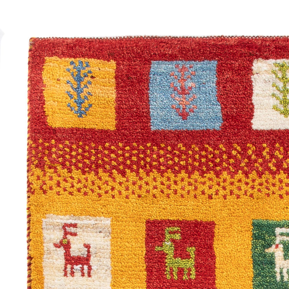 Gabbeh Teppich - Perser - 87 x 61 cm - mehrfarbig
