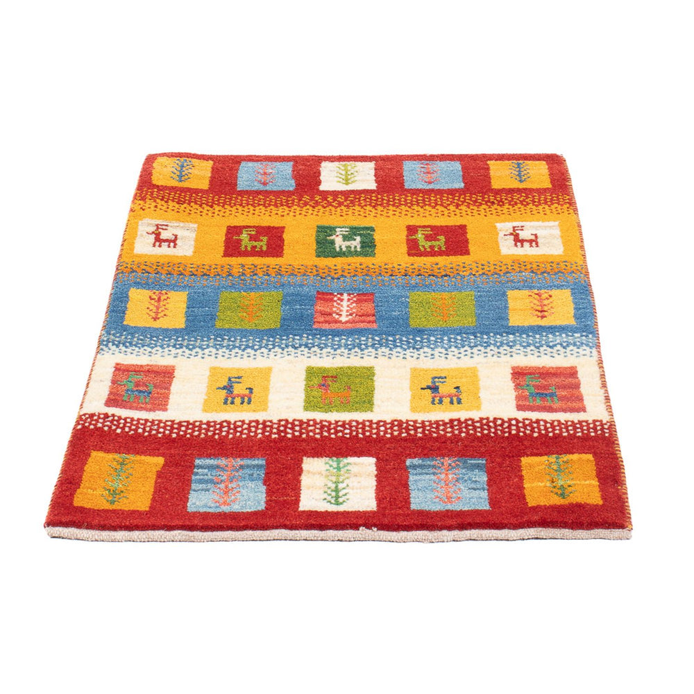 Gabbeh Teppich - Perser - 87 x 61 cm - mehrfarbig