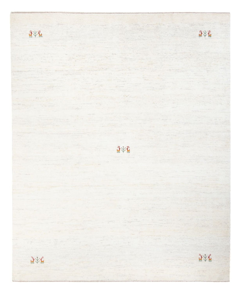 Gabbeh Teppich - Perser - 243 x 198 cm - weiß