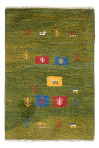 Gabbeh Teppich - Perser - 85 x 55 cm - mehrfarbig