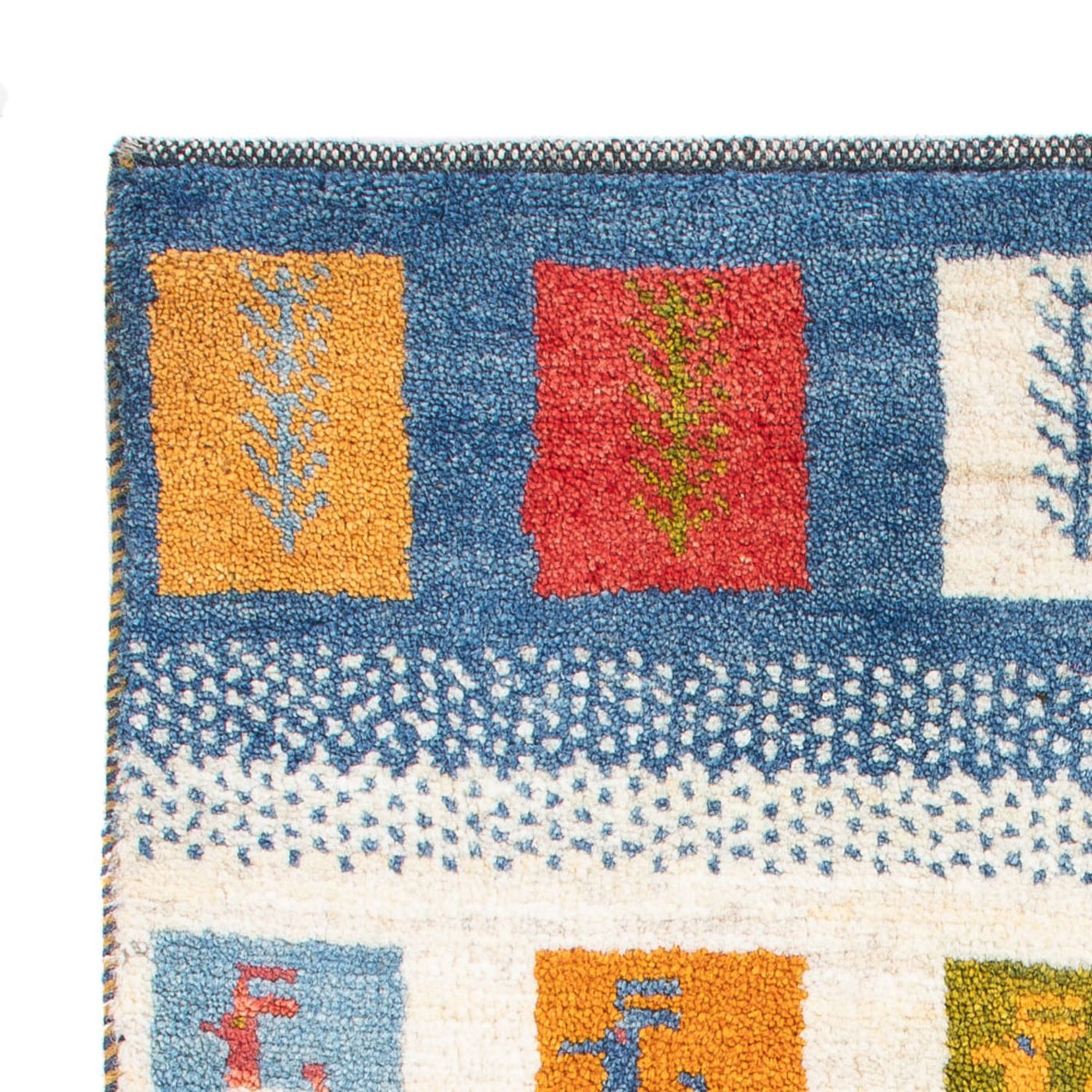 Gabbeh Persisch Teppich 90x60cm - Perserteppich Wollteppich