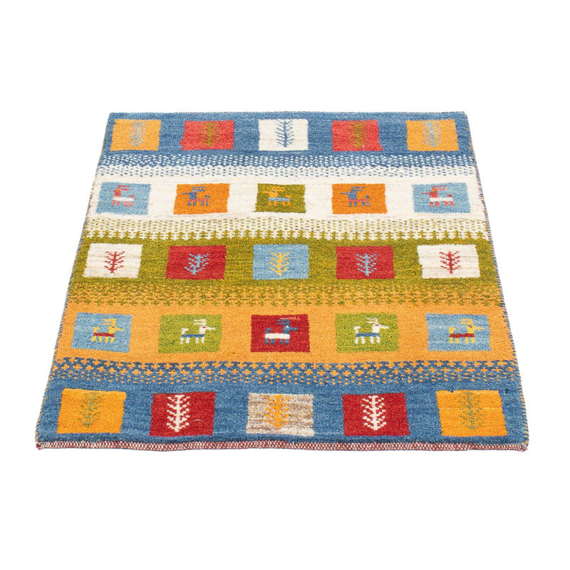 Gabbeh Teppich - Perser - 90 x 60 cm - mehrfarbig