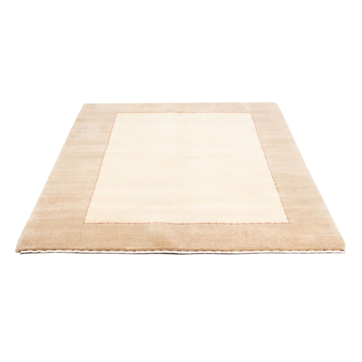 Gabbeh Teppich - Loribaft Softy - 182 x 125 cm - hellbeige