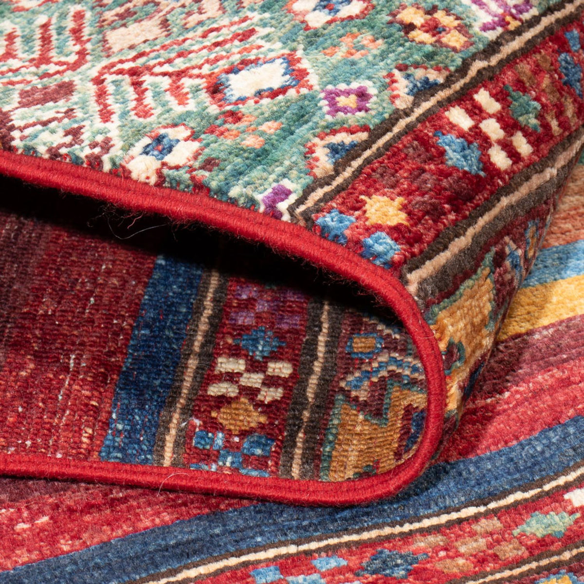 Ziegler Teppich - Shal quadratisch  - 200 x 190 cm - mehrfarbig