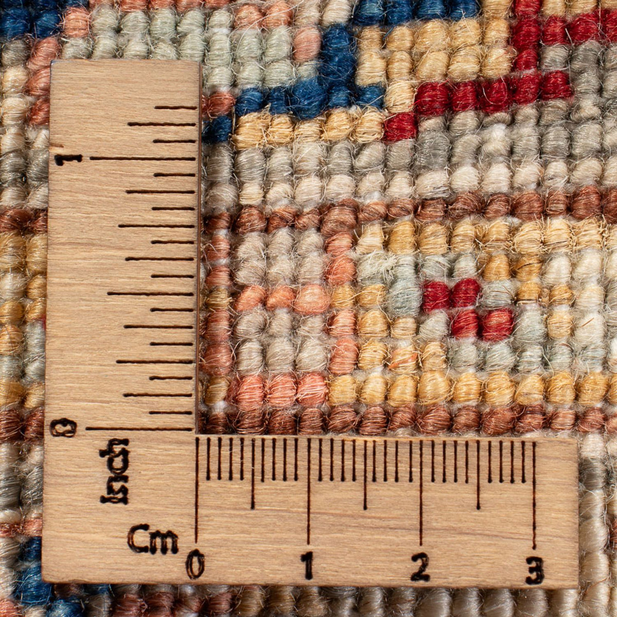 Ziegler Teppich - 128 x 78 cm - blau