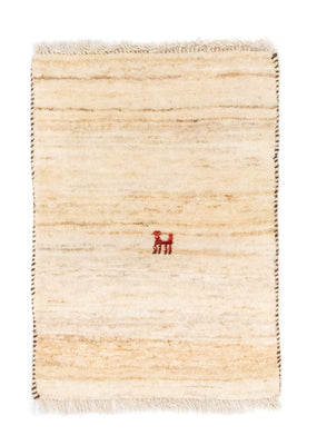 Gabbeh Teppich - Perser 60 x 40 cm - beige