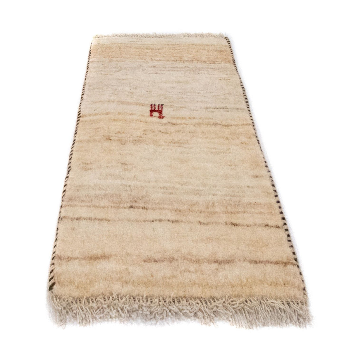 Gabbeh Teppich - Perser 60 x 40 cm - beige