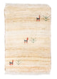 Gabbeh Teppich - Perser 60 x 40 cm - beige
