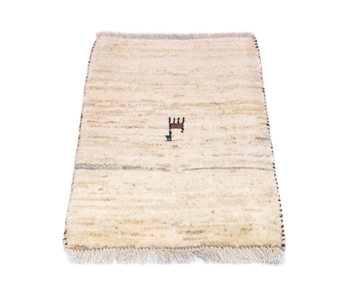 Gabbeh Teppich - Perser 60 x 40 cm - beige