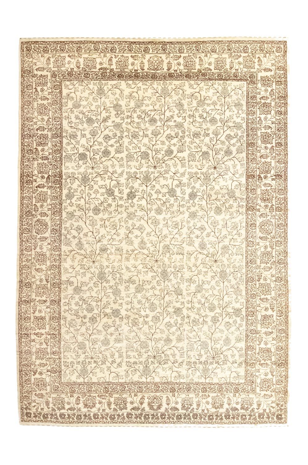 Gabbeh Teppich - Loribaft Indus 241 x 175 cm - beige