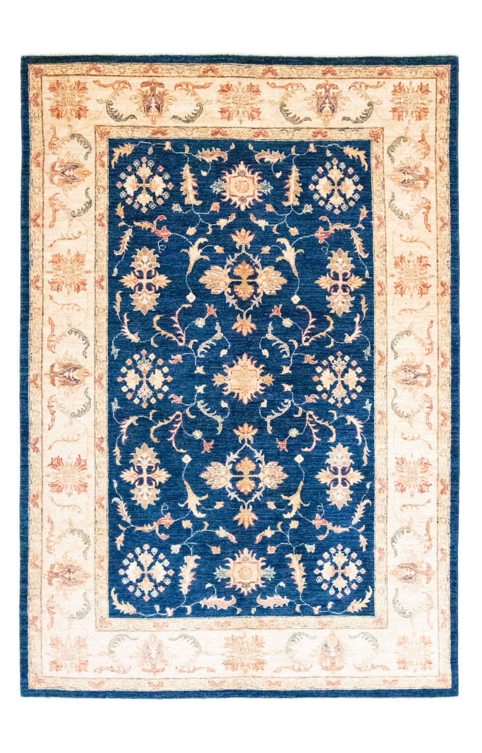 Ziegler Teppich 253 x 178 cm - blau