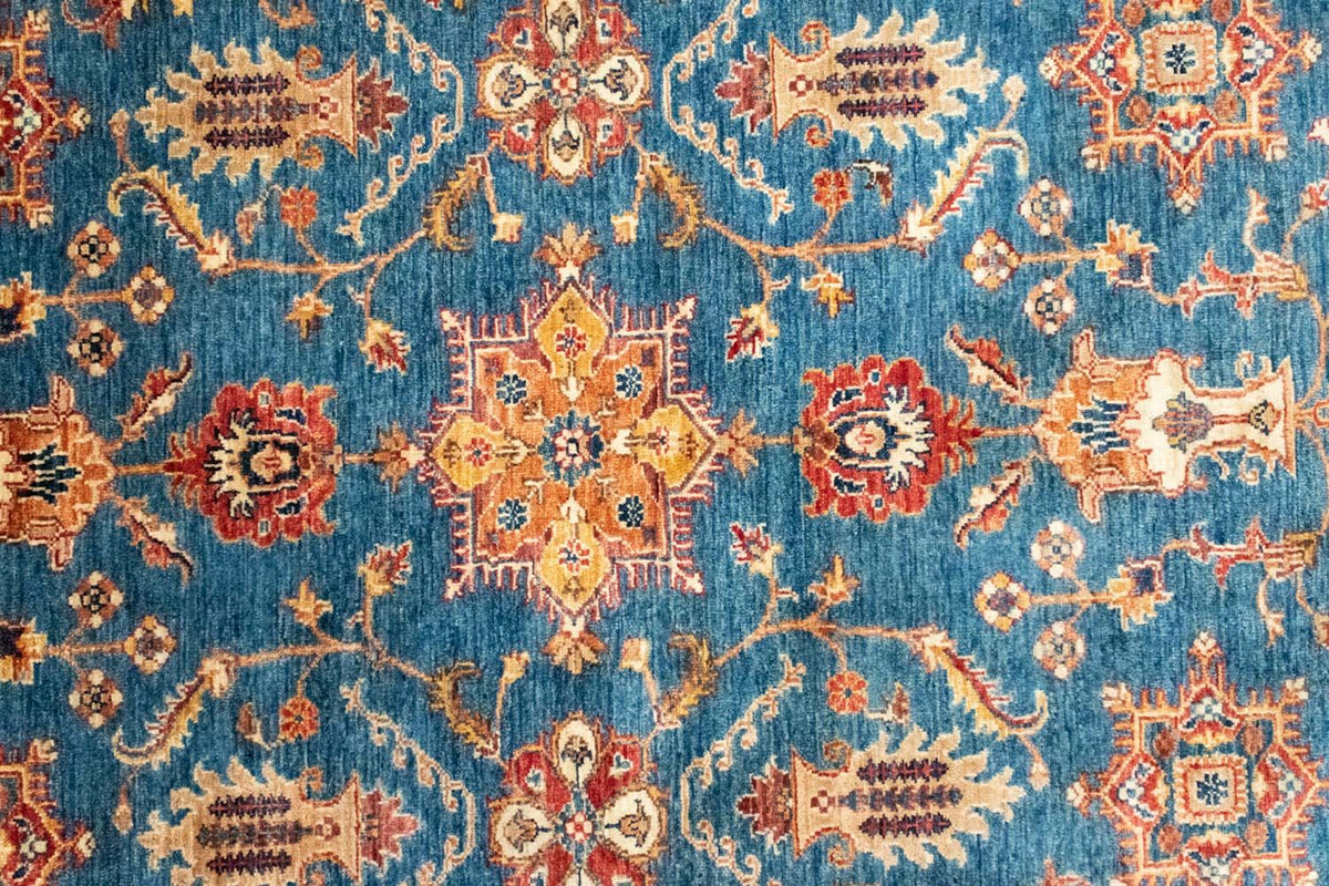 Ziegler Teppich 199 x 162 cm - hellblau