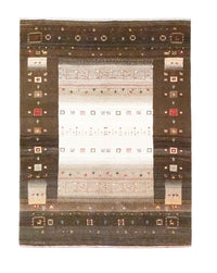 Gabbeh Teppich - Loribaft Perser 194 x 148 cm - beige