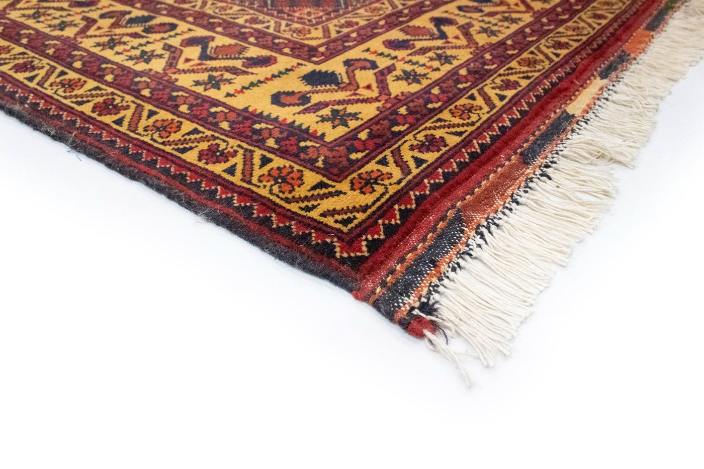 Afghan Teppich 190x152cm - Orientteppich