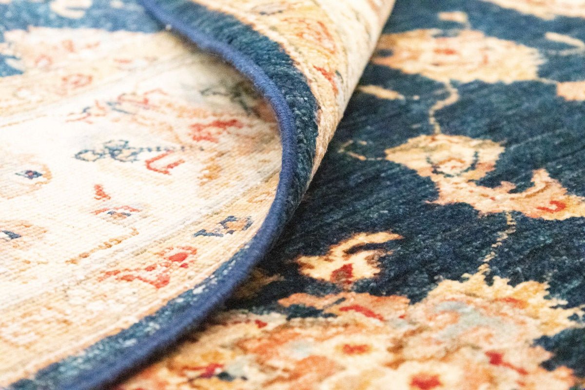 Ziegler Teppich 198 x 150 cm - blau