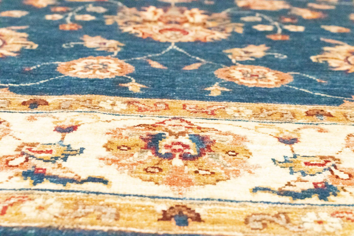 Ziegler Teppich 209 x 152 cm - blau