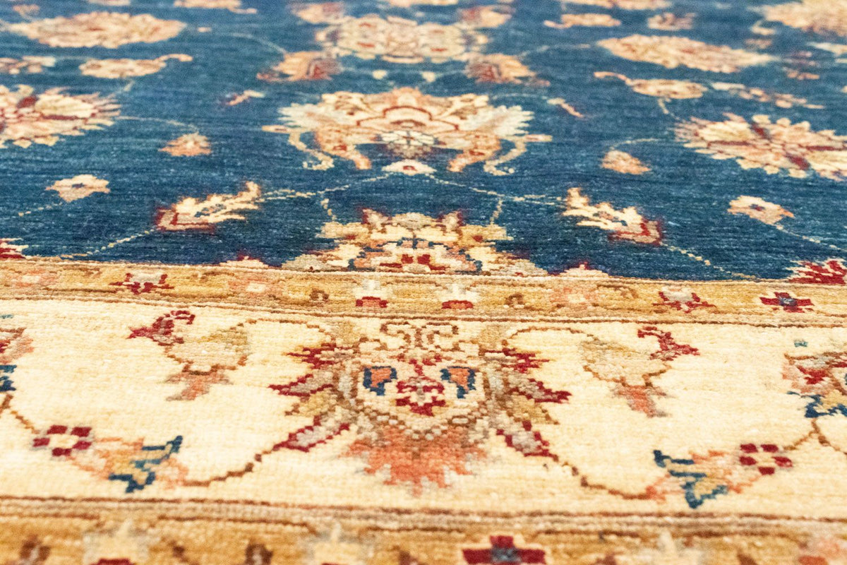 Ziegler Teppich 204 x 152 cm - blau