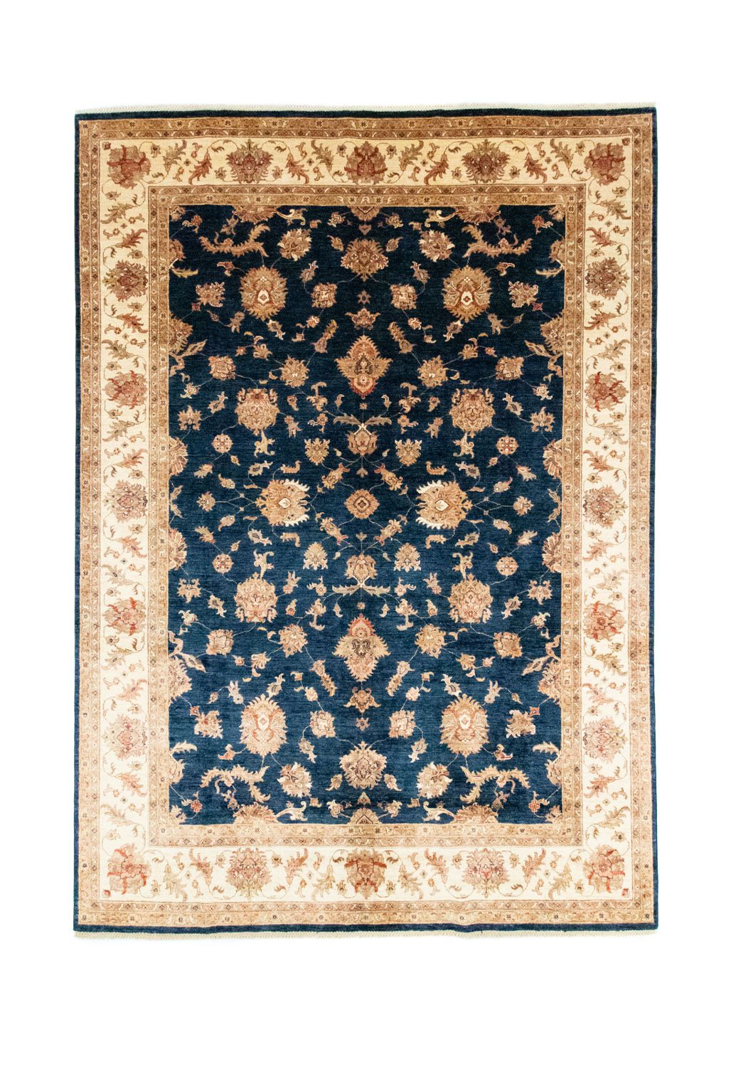 Ziegler Teppich 352 x 247 cm - blau