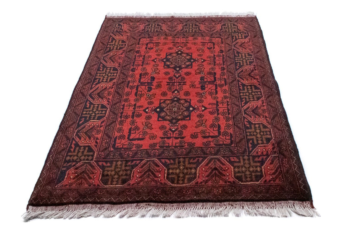 Afghan Teppich - Kunduz 149 x 103 cm - rot