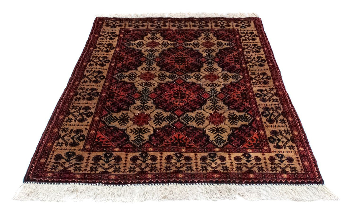 Afghan Teppich 144 x 98 cm - gelb