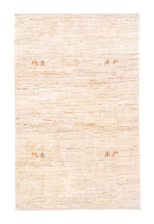 Gabbeh Teppich - Perser 155 x 100 cm - beige