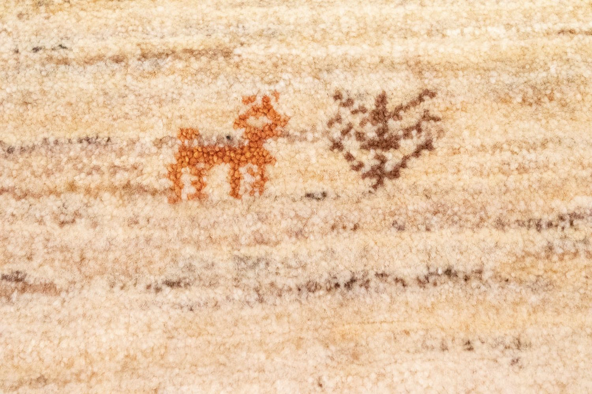 Gabbeh Teppich - Perser 155 x 100 cm - beige